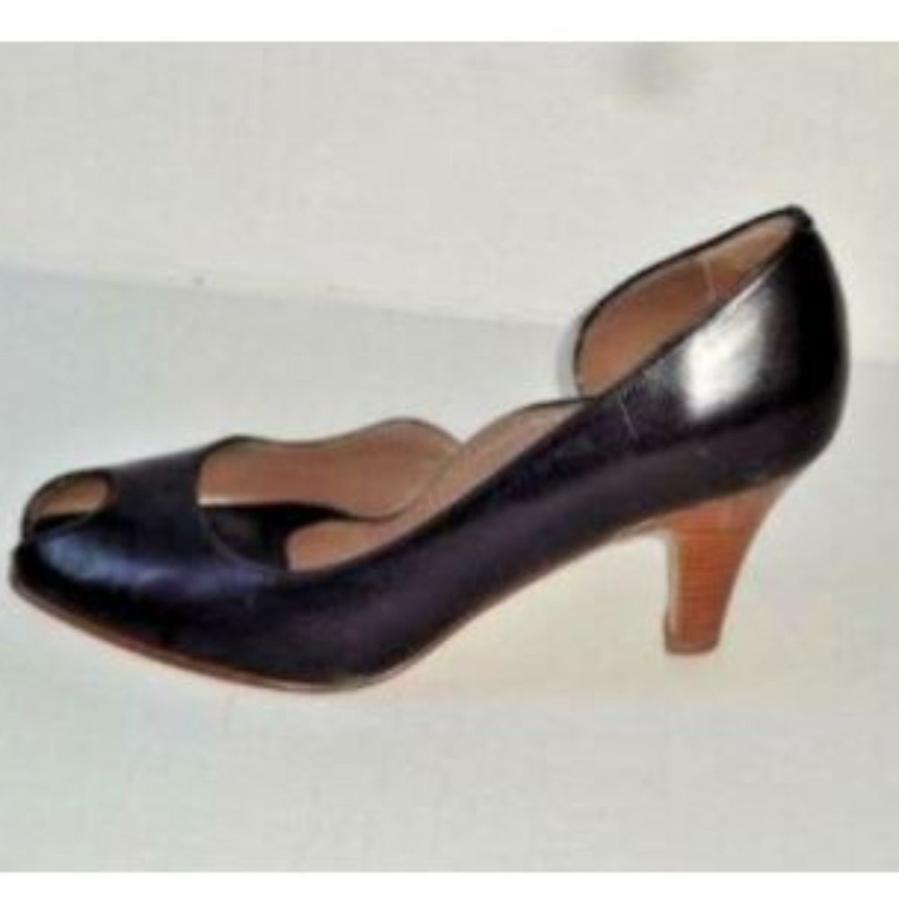 ANYI LU Peep Toe D'Orsay Pumps - Picture 4 of 9